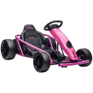 24V 8.1 MPH Electric Go Kart, Drifting Car Battery Powered Ride on Toy Outdoor