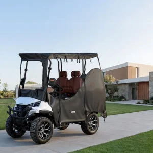 Golf Cart Cover, Visible Full-Enclosure 2&2+2 Passenger Golf Cart